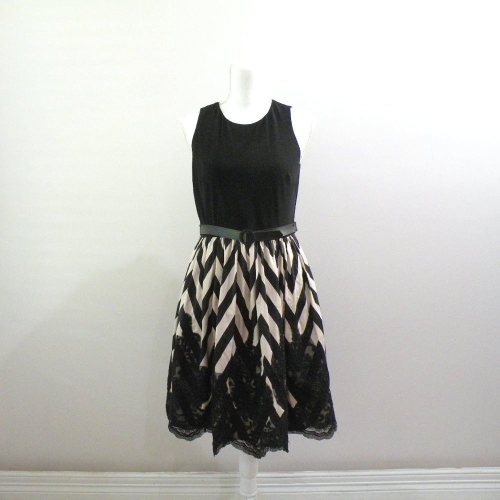 Dress: Eliza J_Size 8_used_ cocktail dress - A line